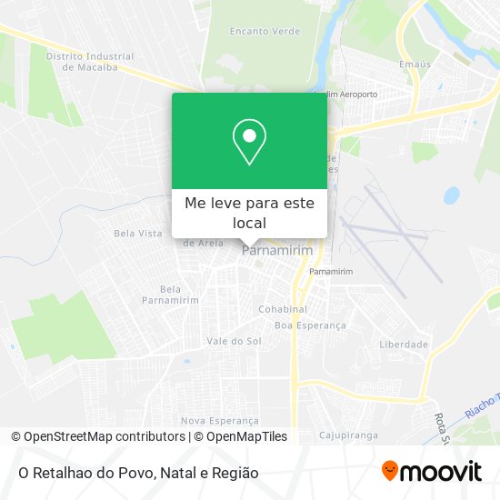 O Retalhao do Povo mapa