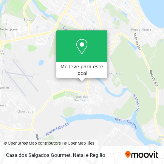 Casa dos Salgados Gourmet mapa