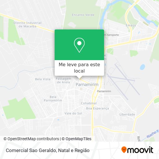 Comercial Sao Geraldo mapa