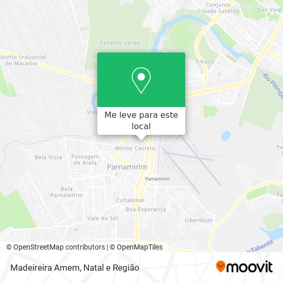 Madeireira Amem mapa