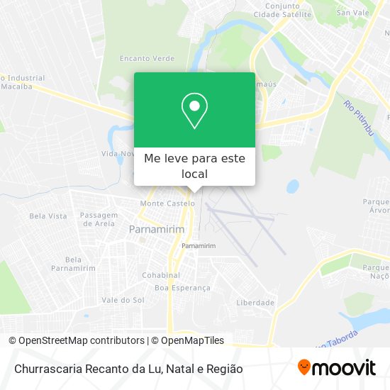 Churrascaria Recanto da Lu mapa