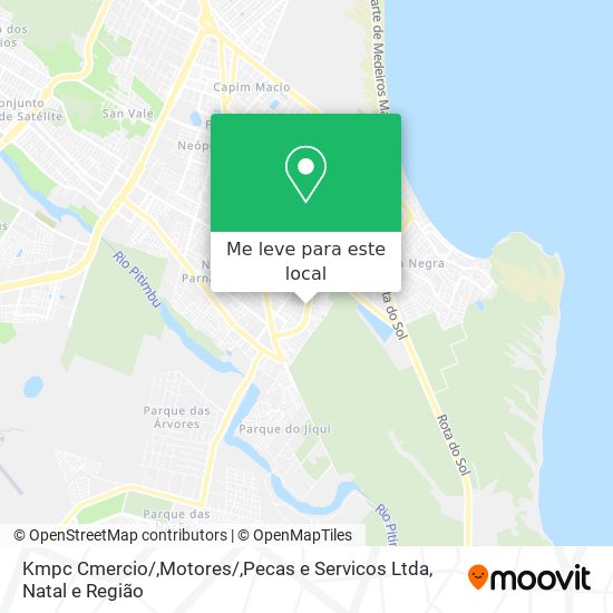 Kmpc Cmercio / ,Motores / ,Pecas e Servicos Ltda mapa