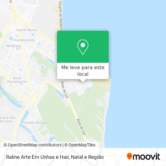 Raline Arte Em Unhas e Hair mapa