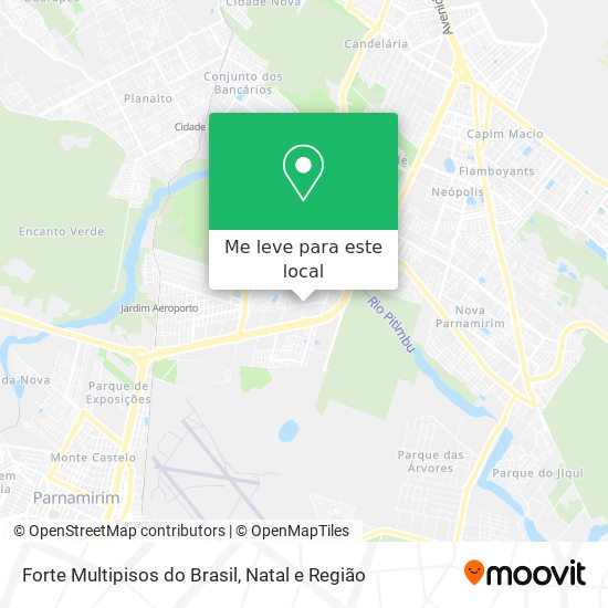 Forte Multipisos do Brasil mapa