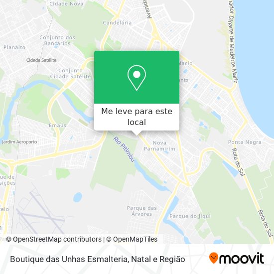 Boutique das Unhas Esmalteria mapa