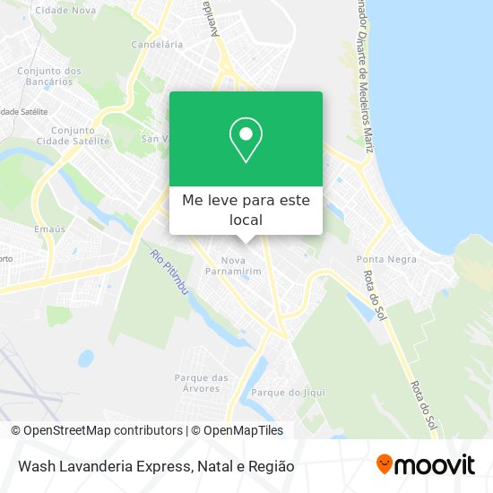 Wash Lavanderia Express mapa