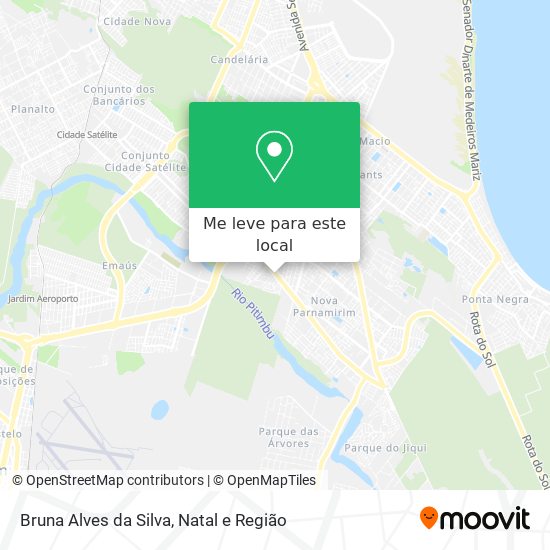 Bruna Alves da Silva mapa