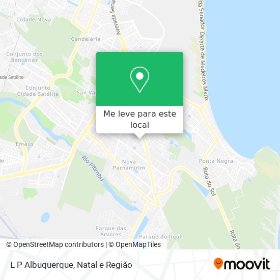 L P Albuquerque mapa