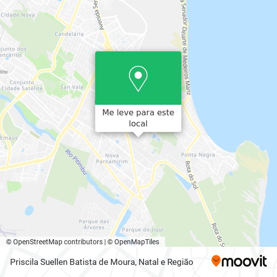 Priscila Suellen Batista de Moura mapa