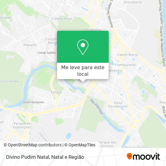 Divino Pudim Natal mapa