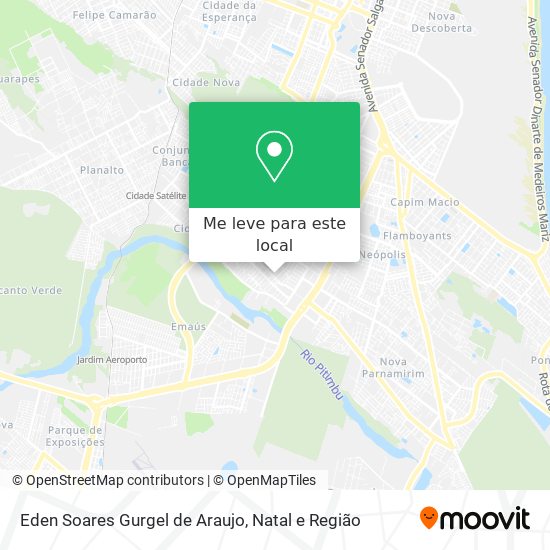Eden Soares Gurgel de Araujo mapa