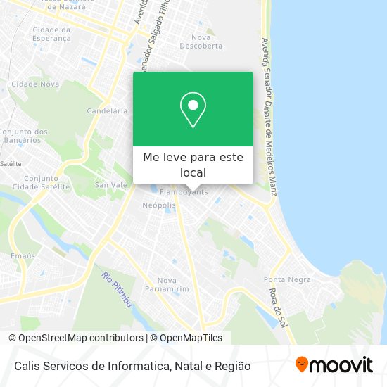 Calis Servicos de Informatica mapa