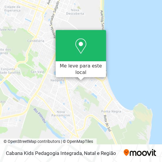 Cabana Kids Pedagogia Integrada mapa