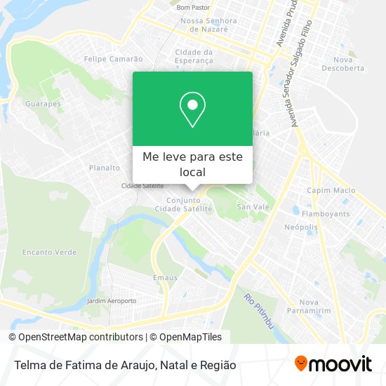 Telma de Fatima de Araujo mapa