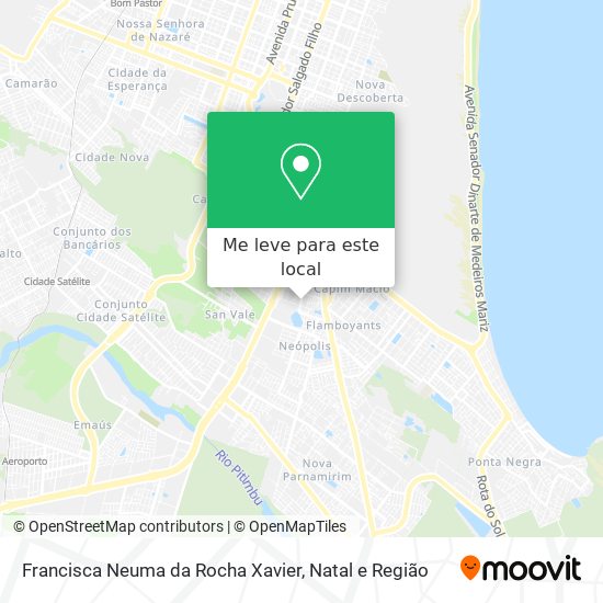 Francisca Neuma da Rocha Xavier mapa