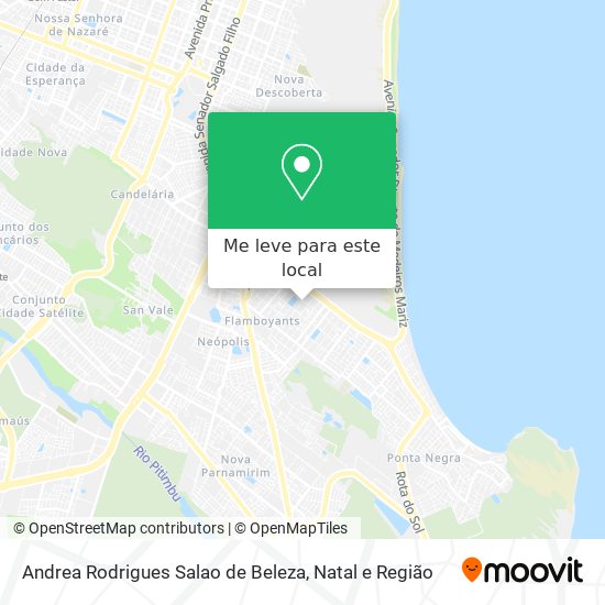 Andrea Rodrigues Salao de Beleza mapa