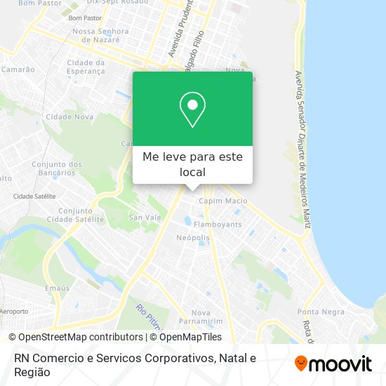 RN Comercio e Servicos Corporativos mapa