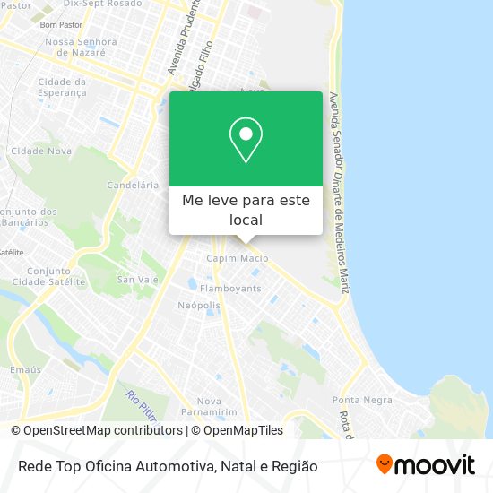 Rede Top Oficina Automotiva mapa