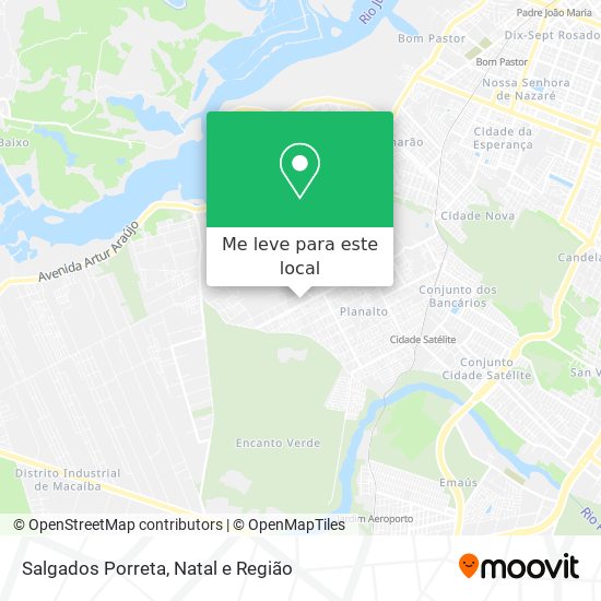 Salgados Porreta mapa