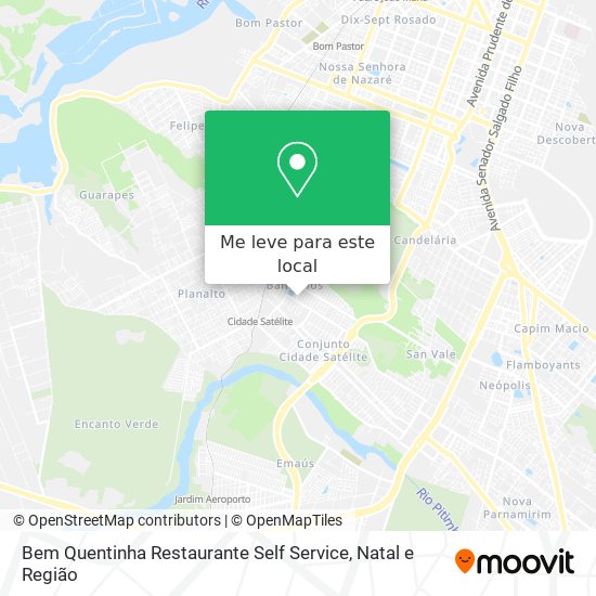 Bem Quentinha Restaurante Self Service mapa