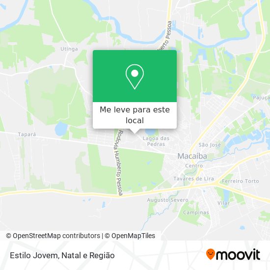 Estilo Jovem mapa