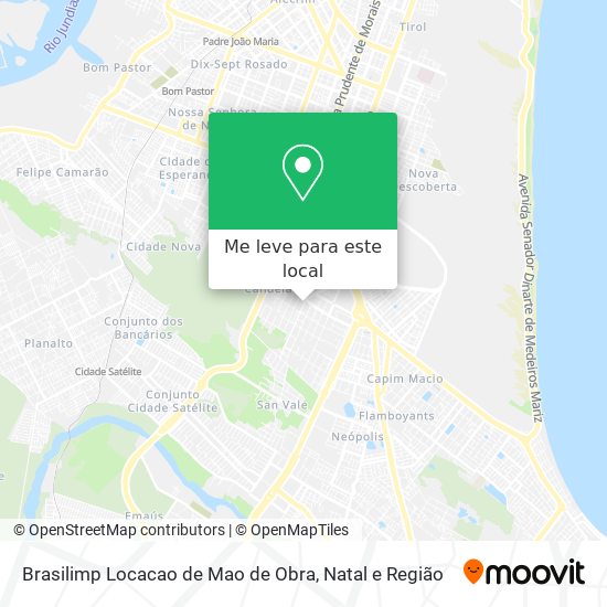 Brasilimp Locacao de Mao de Obra mapa