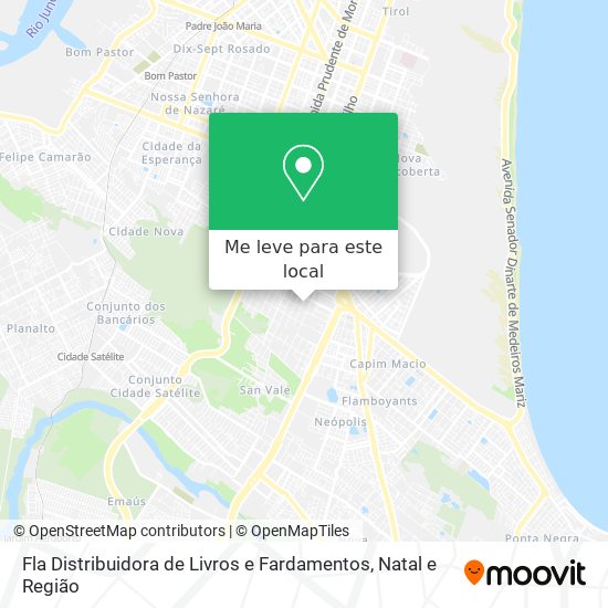 Fla Distribuidora de Livros e Fardamentos mapa