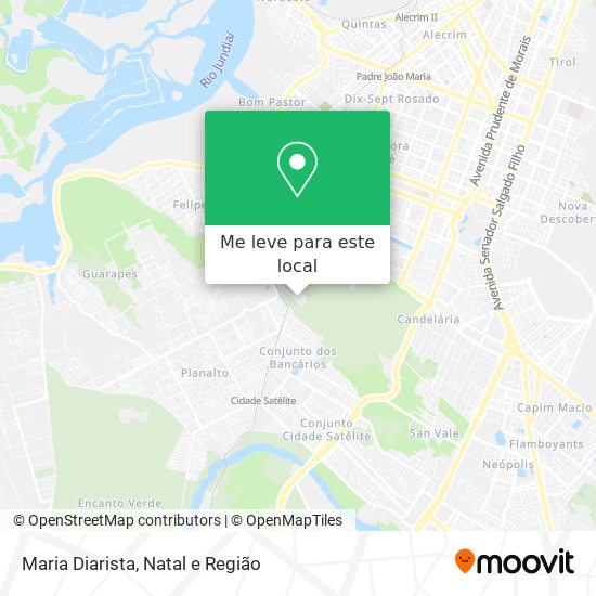 Maria Diarista mapa