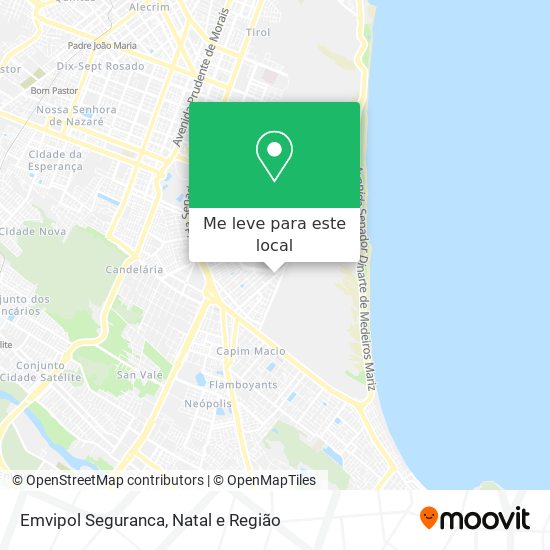 Emvipol Seguranca mapa