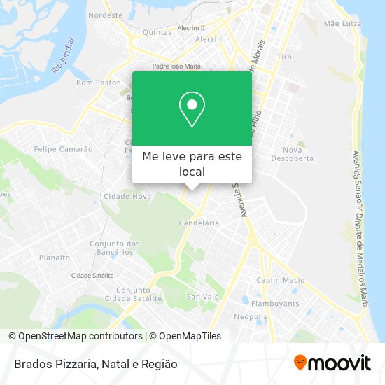 Brados Pizzaria mapa