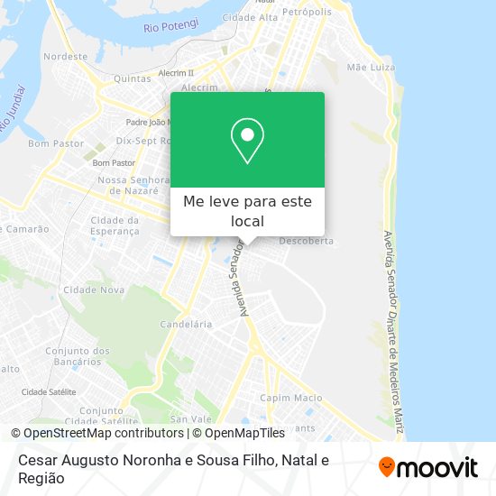 Cesar Augusto Noronha e Sousa Filho mapa