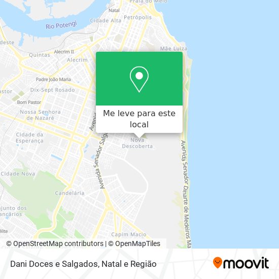 Dani Doces e Salgados mapa