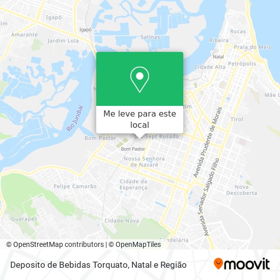 Deposito de Bebidas Torquato mapa