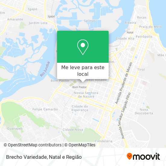 Brecho Variedade mapa