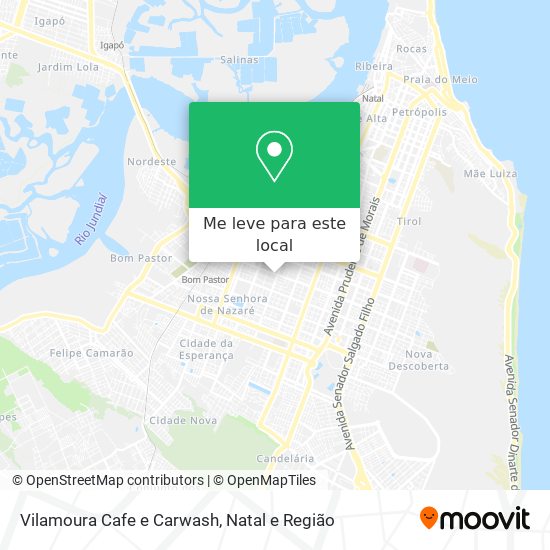Vilamoura Cafe e Carwash mapa