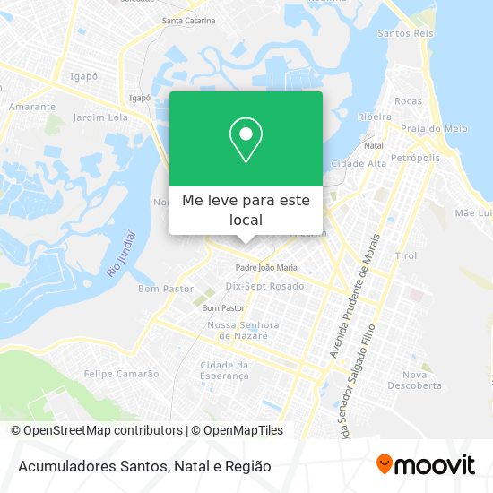 Acumuladores Santos mapa