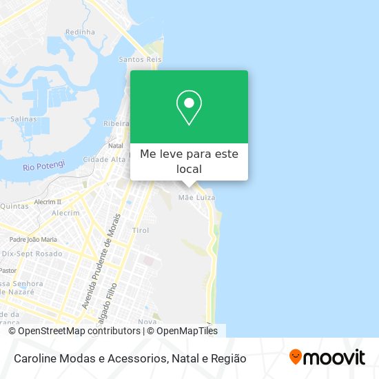 Caroline Modas e Acessorios mapa