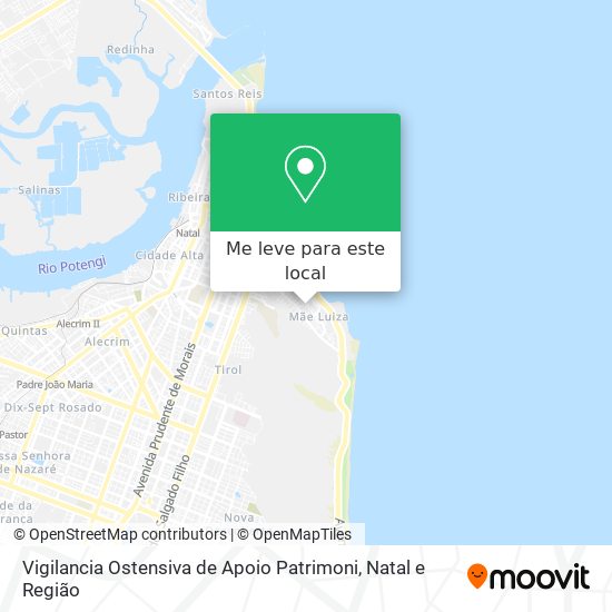 Vigilancia Ostensiva de Apoio Patrimoni mapa