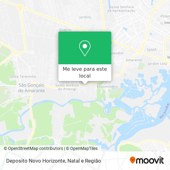 Deposito Novo Horizonte mapa