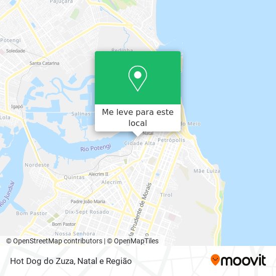 Hot Dog do Zuza mapa
