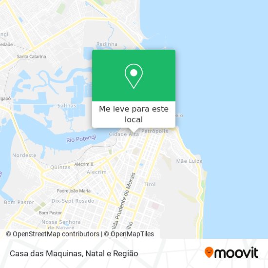 Casa das Maquinas mapa