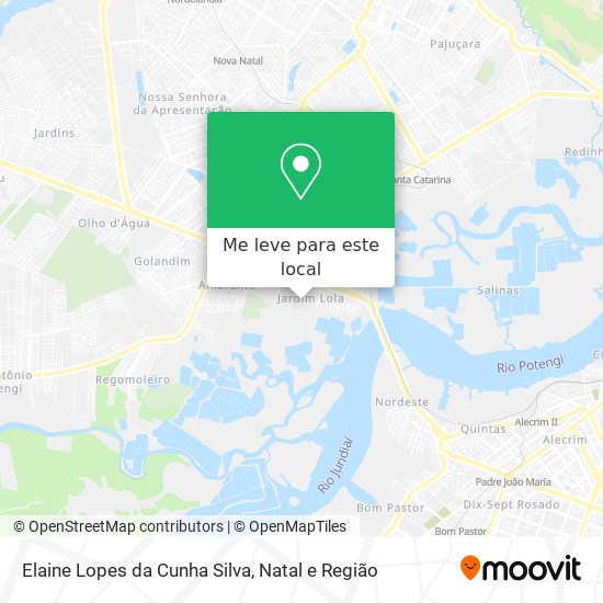 Elaine Lopes da Cunha Silva mapa