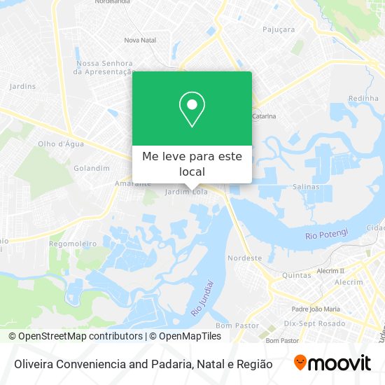Oliveira Conveniencia and Padaria mapa
