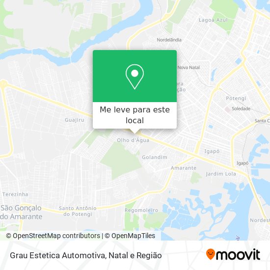 Grau Estetica Automotiva mapa