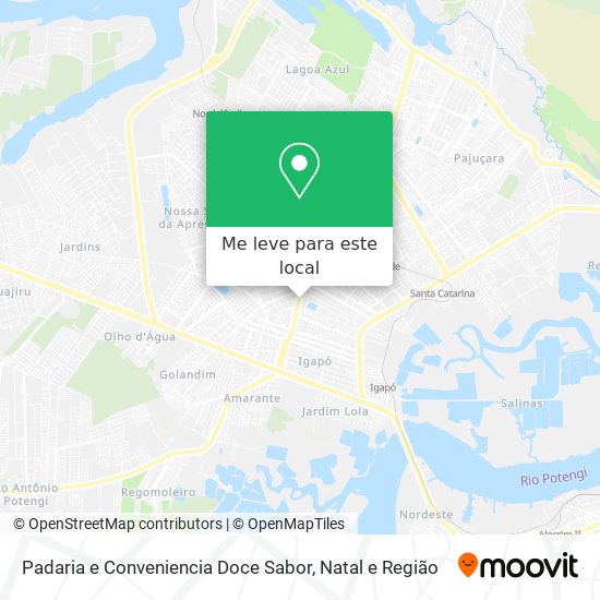 Padaria e Conveniencia Doce Sabor mapa