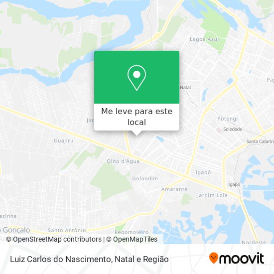 Luiz Carlos do Nascimento mapa