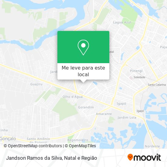 Jandson Ramos da Silva mapa