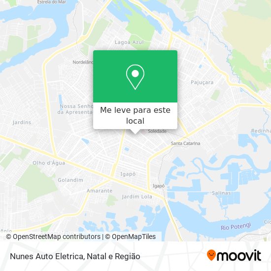 Nunes Auto Eletrica mapa
