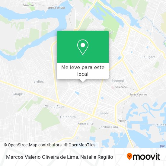 Marcos Valerio Oliveira de Lima mapa