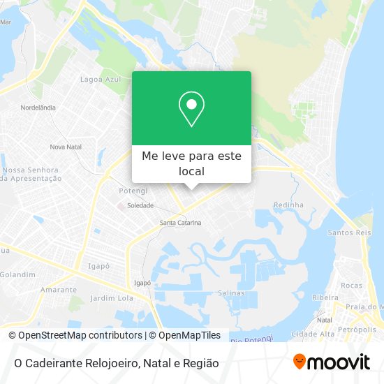 O Cadeirante Relojoeiro mapa